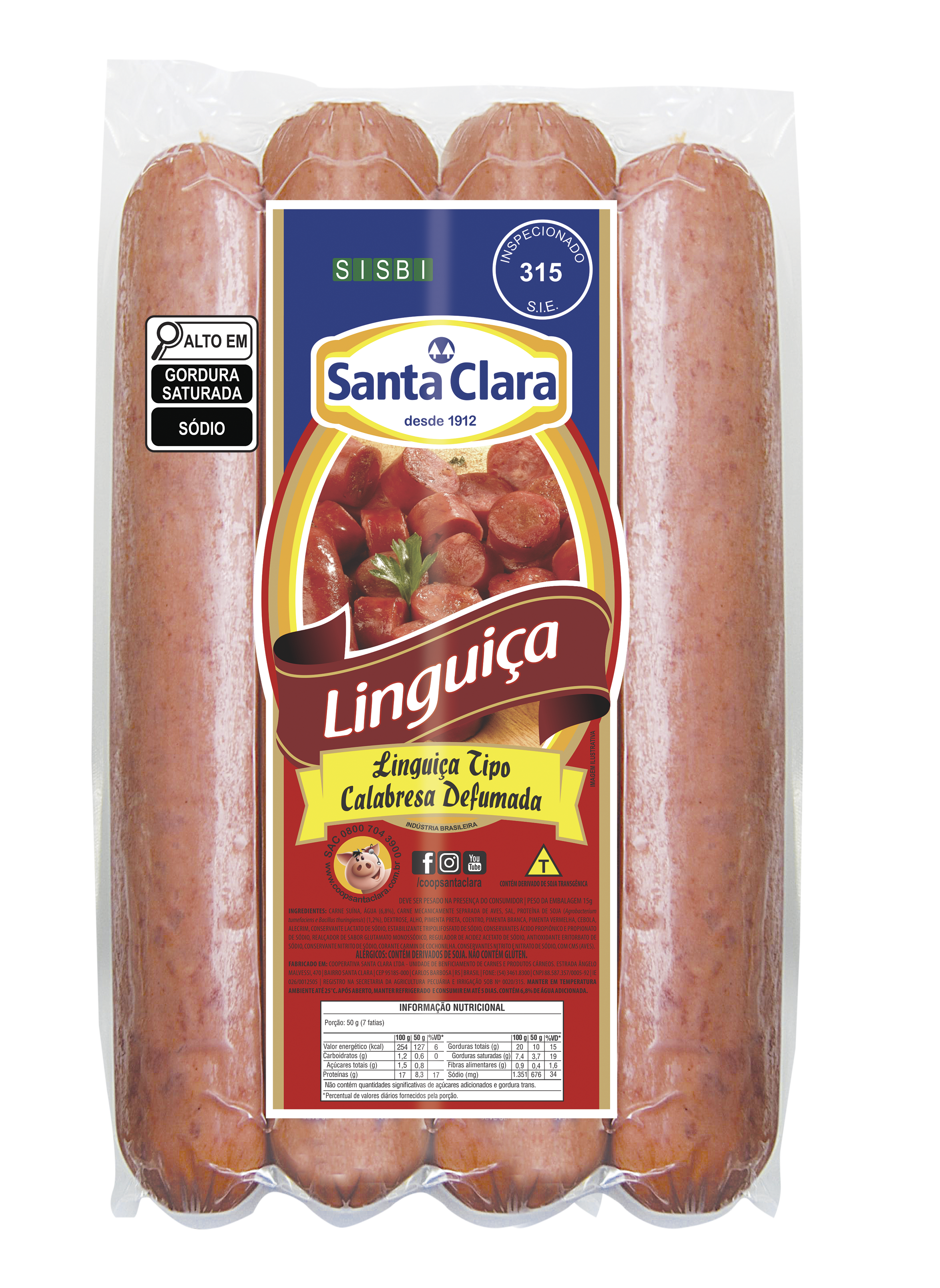 Linguiça Calabresa para Fatiar