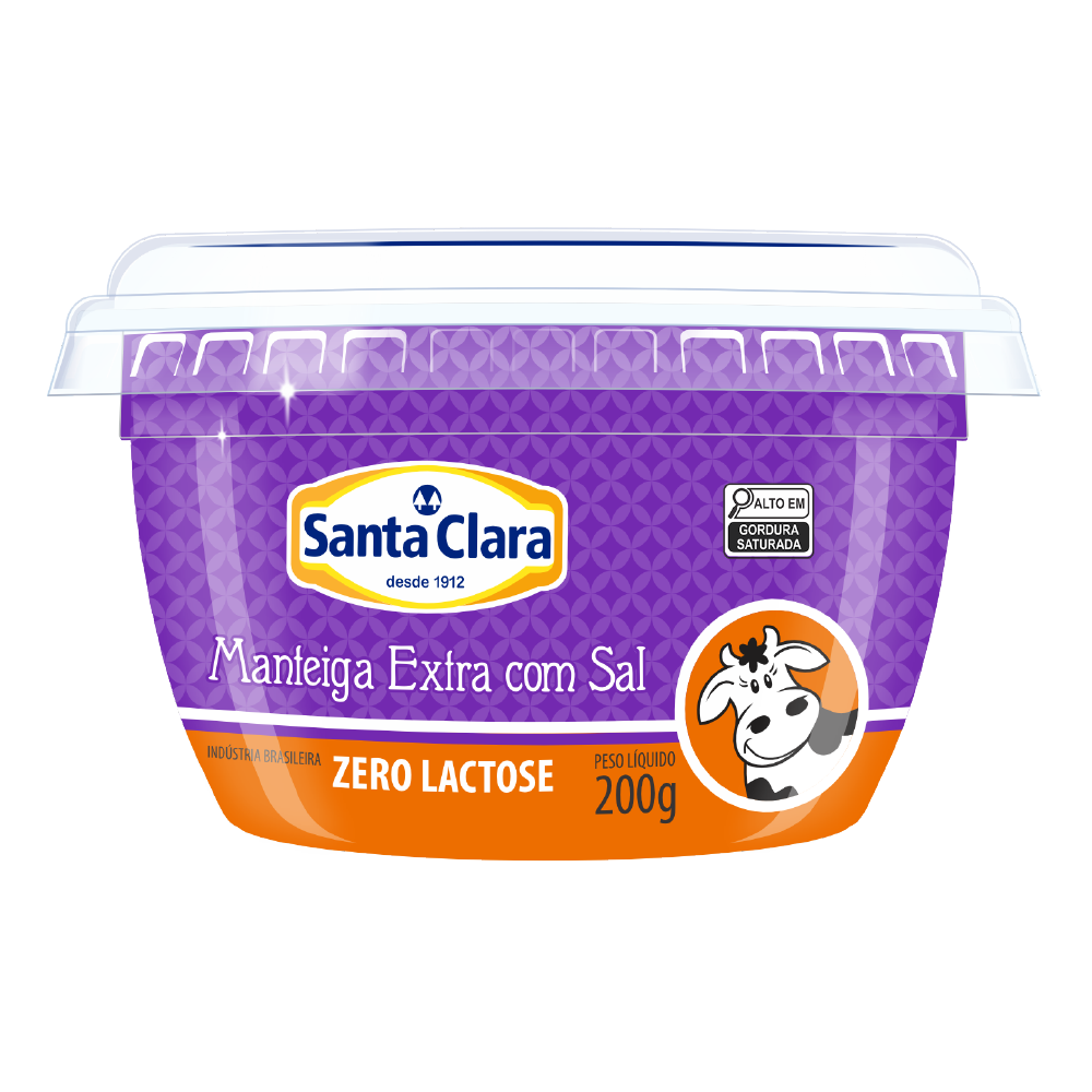 Manteiga Extra com sal - Zero Lactose (pote)