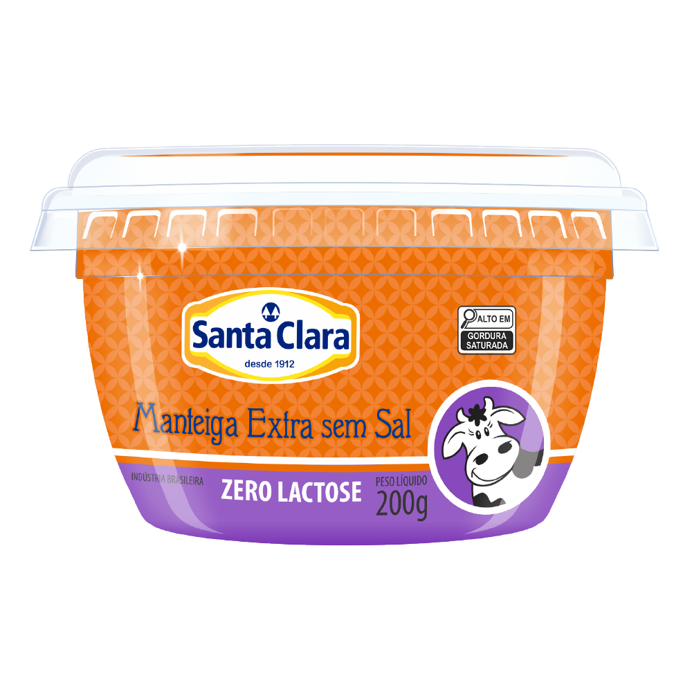 Manteiga Extra sem sal - Zero Lactose (pote)