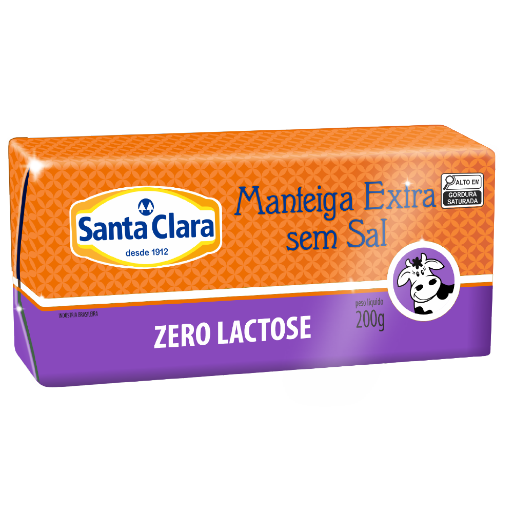 Manteiga Extra sem sal - Zero Lactose (tablete)