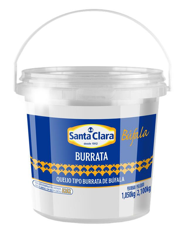 Burrata Cremosa de Búfala Balde 1kg